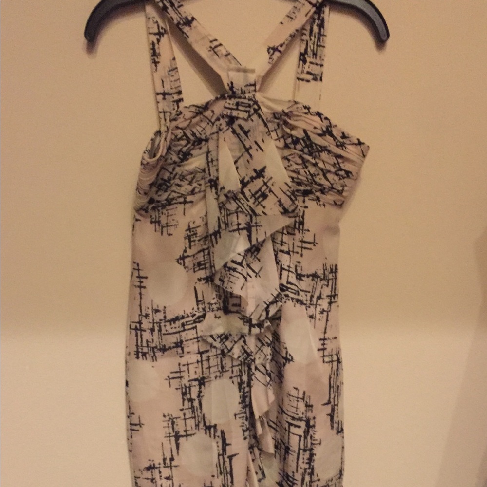 Beautiful blush ROBERT RODRIGUEZ SILK DRESS.